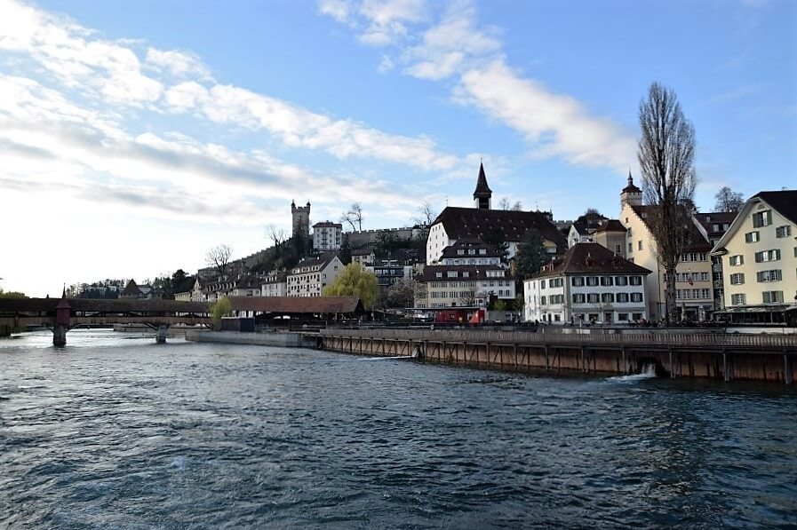 Lake side Lucerne