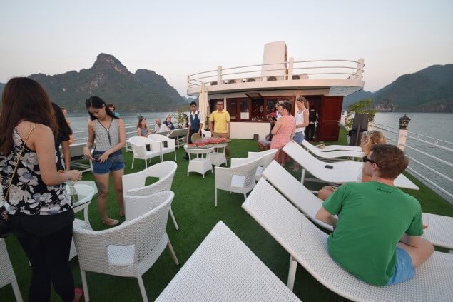 Halong Bay Cruise evening party