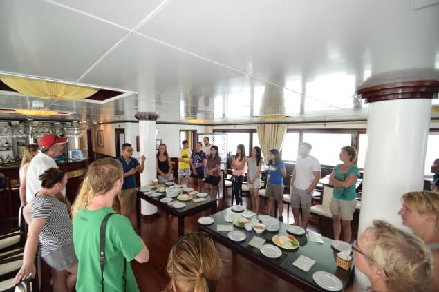 halong bay cooking class