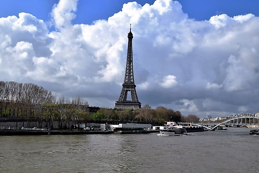 Eiffel Tower Seine River