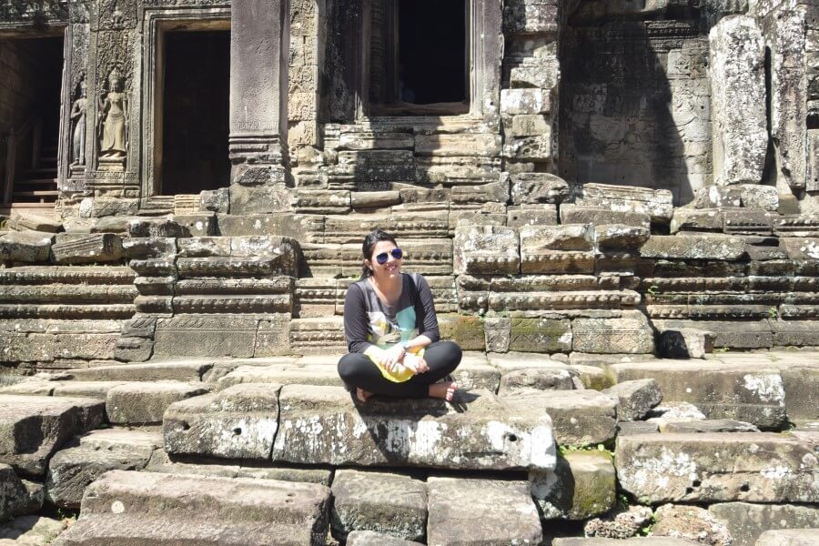 bayon temple in angkor wat complex
