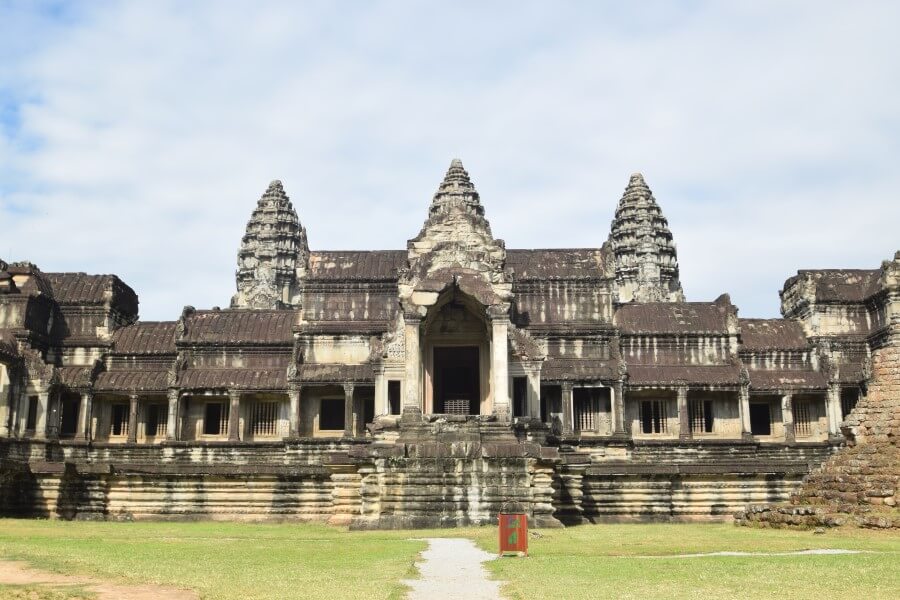 huge temple complex
