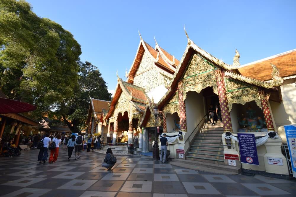 Beautiful temple Wat Phra That Doi Suthep